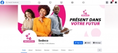 La page Facebook de SEDECO