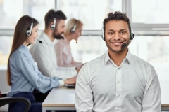 Un operateur du service client